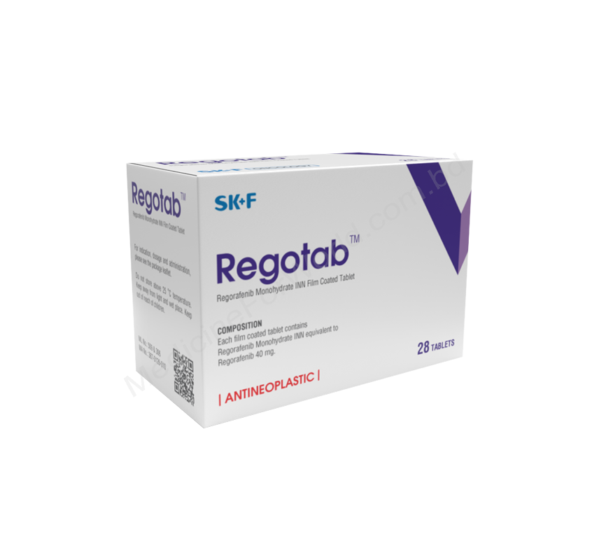 Regotab- 通用的 瑞格菲尼- Eskayef制药有限公司