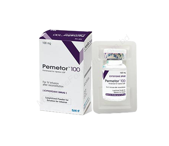 Pemetor- 通用的 PEMETREXED DISODIUM- Eskayef制药有限公司
