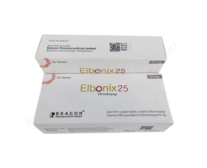 Elbonix/ETP- 通用的 艾曲波帕- 孟加拉碧康制药
