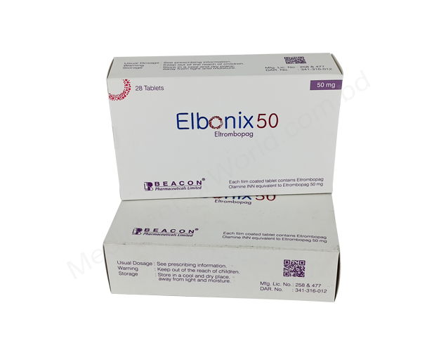 Elbonix/ETP- 通用的 艾曲波帕- 孟加拉碧康制药